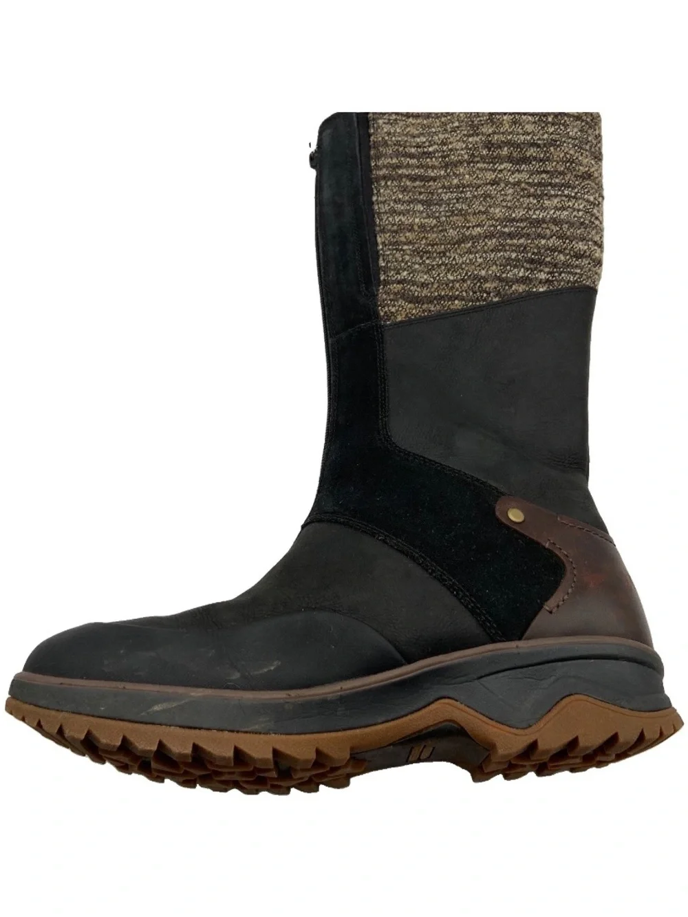 Merrell Active Heat Insole Winter Boot Womens 8.5 Black Front Zip Insulated Tall